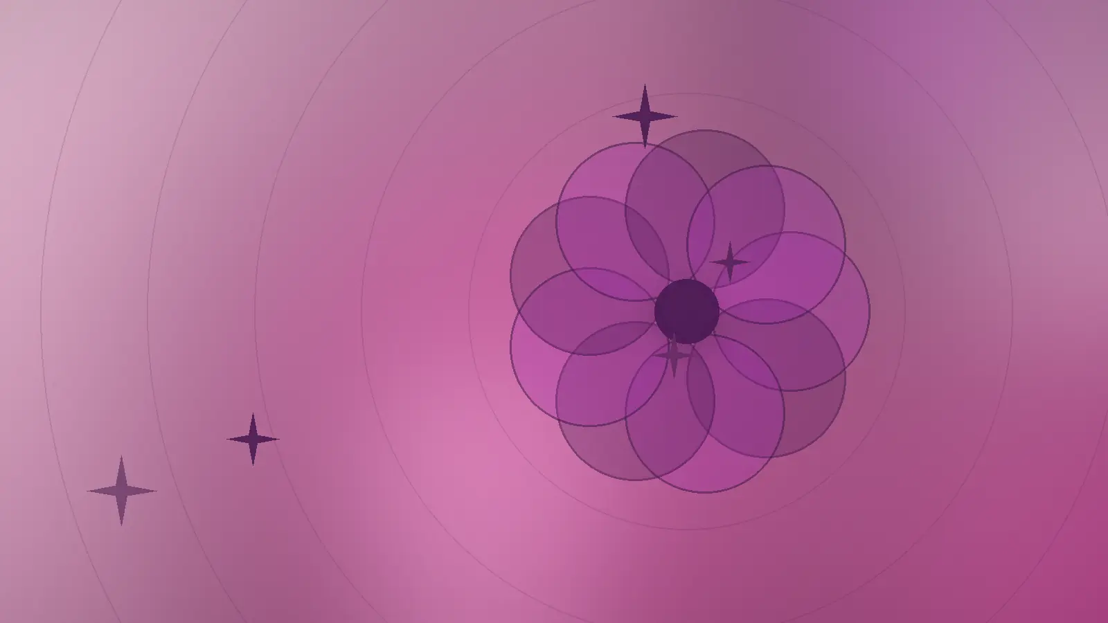 Abstrakt rosa illustrasjon med kronblader og sminkepensel som symboliserer sminkemerker og sminketips tilpasset huden