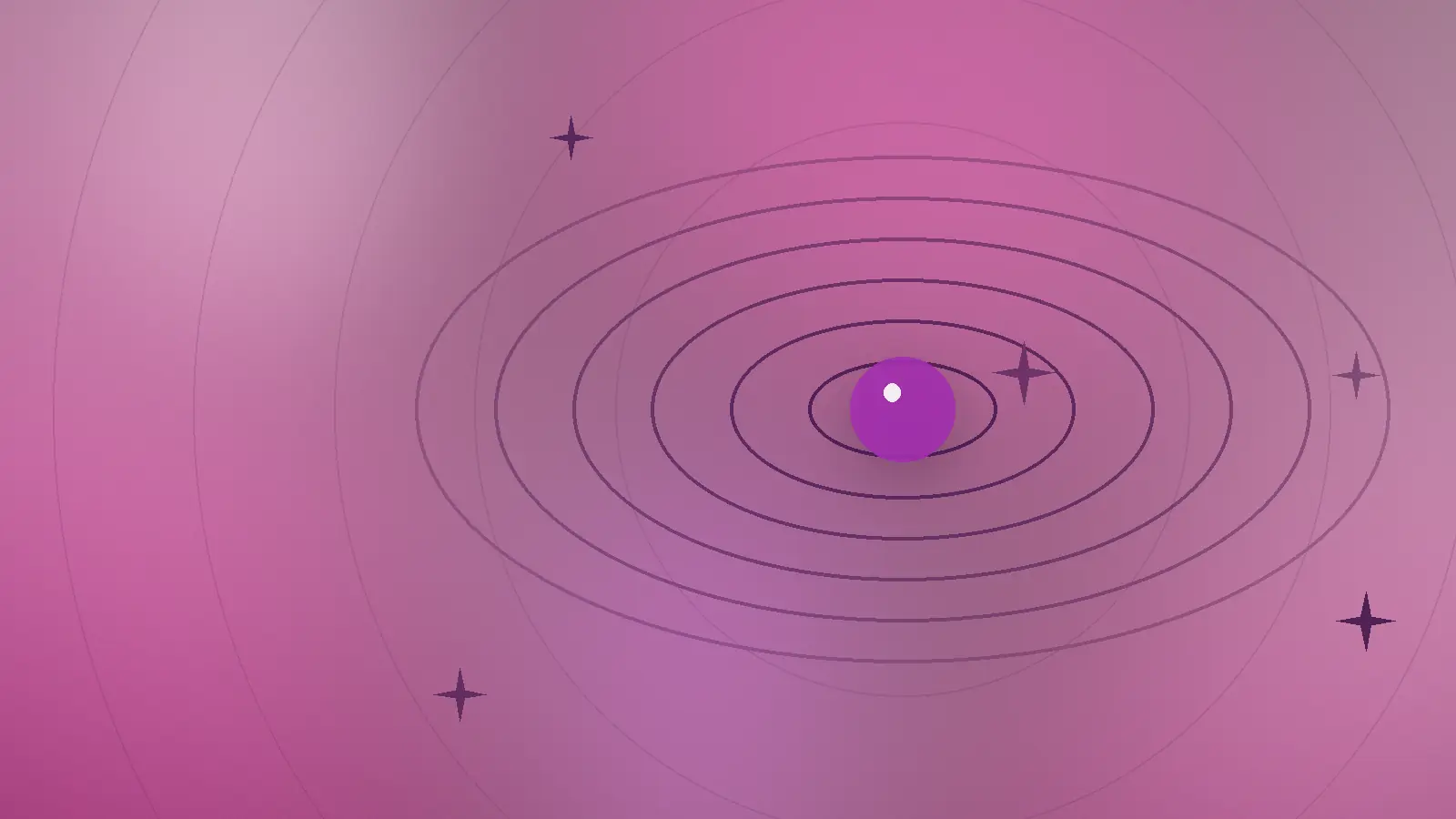 Abstrakt illustrasjon av ringer i rosa som symboliserer øyeområdet og øyekrem fra ZO Skin Health og Elixir